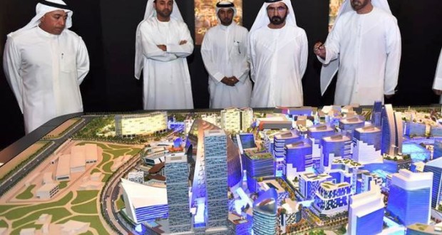 محمد بن راشد يطلق بناء أكبر مول في العالم  لاستقبال 180 مليون زائر سنوياً
