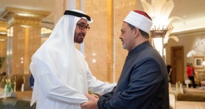 الإمام الأكبر الدكتور أحمد الطيب شيخ الأزهر يلتقى اليوم محمد بن زايد ولى عهد أبو ظبى