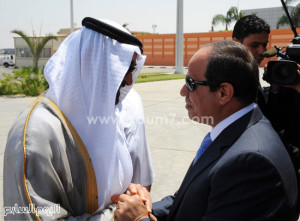 الرئيس السيسى يستقبل الشيخ محمد بن زايد آل نهيان ولى عهد أبوظبى 3