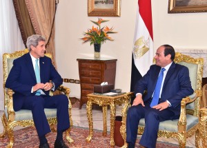 الرئيس عبد الفتاح السيسي يستقبل وزير الخارجية الأمريكي جون كيري 1